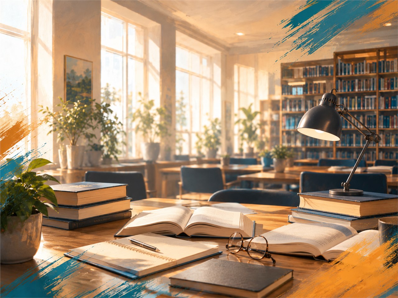Отворени книги и учене в библиотека